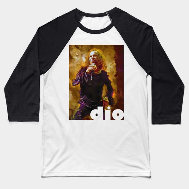 ronnie james dio Baseball T-Shirt by IconsPopArt